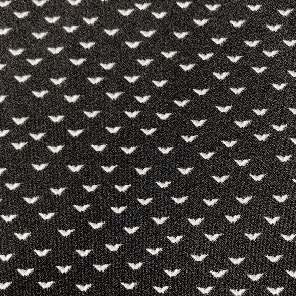 ADRIANNA PAPELL Plus-size black white ruffled high neck long-sleeve top XL 1X 2X - Picture 5 of 13